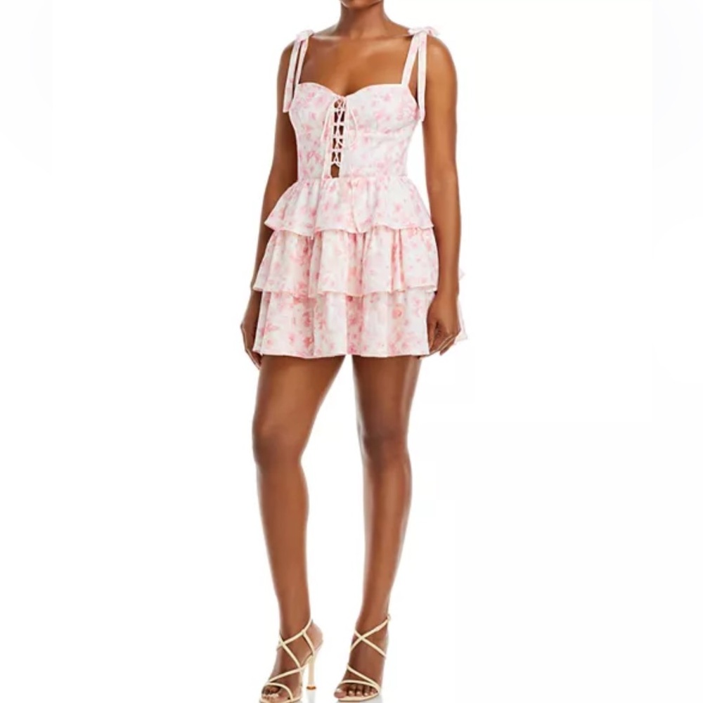🌸 Bardot Laurie Linen Floral Mini Dress 🌸